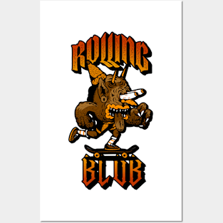 Rolling Blob Posters and Art